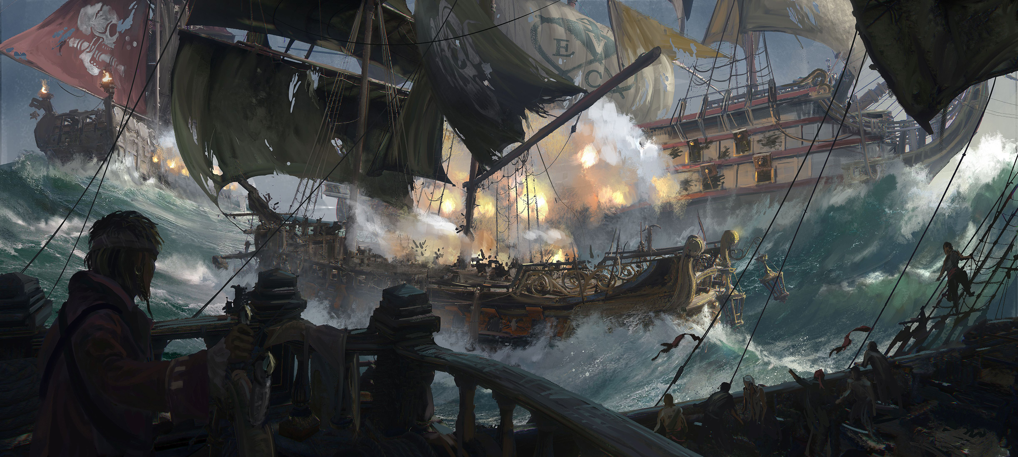 Ubisoft reveals Skull and Bones pirate game at E3 which lets you plunder  rich trade routes on the high seas